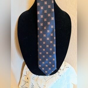 Lands End Blue Diamond Tie